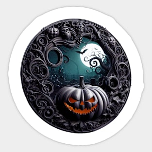 Pumpkin Twist Sticker